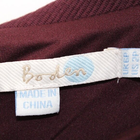 Boden Misses Size 2 Petite Burgundy Career - Picture 2 of 3